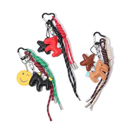 Niedlicher Pilzanhänger~ miu Serie Wind Kletterseil Handseil Cartoon Puppe Taschenanhänger Auto Schlüsselanhänger Tide
