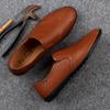 Nouveaux Mocassins Homme Mode Chaussures en Cuir Véritable Décontractées Souples Confortables Respirantes Ballerines Chaussures Paresseuses Chaussures de Conduite Légères pour Homme