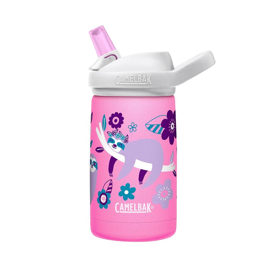 CamelBak Eddy Plus Stainless Steel 350ml Vacuum Insulated Water Happiness Kids' Bottle, Sloth's