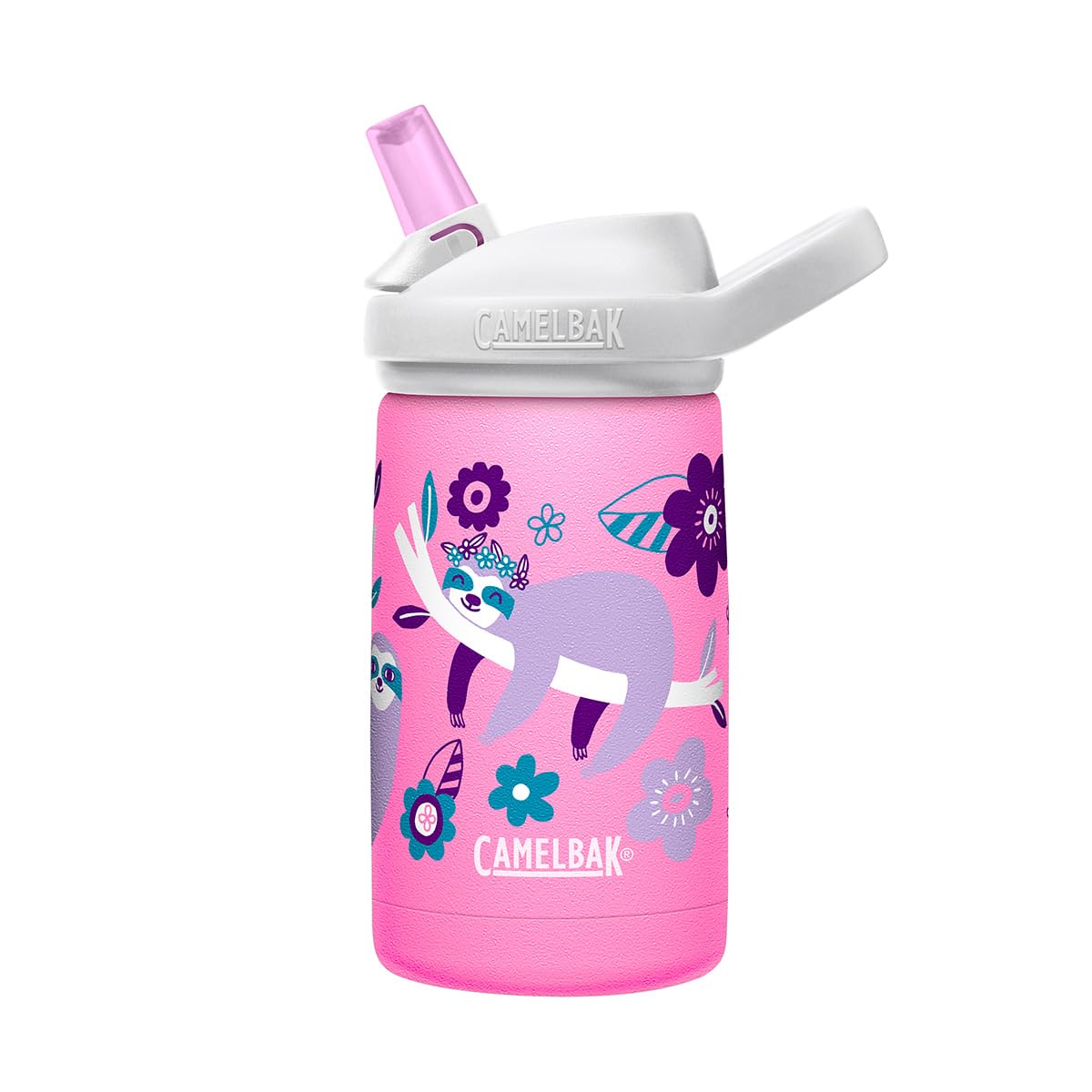 

CamelBak Eddy Plus Stainless Steel 350ml Vacuum Insulated Water Happiness Kids Bottle, Sloth s