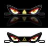 Motorcycle Demon's Eye Light Taillight Cycling Warning Light Strobe Signal Light Motorcycle Decor LED License Plate Eyes Light