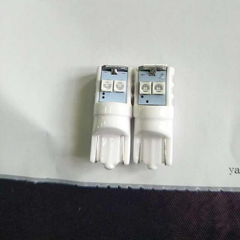 Lâmpada de Leitura Lateral para Luz de Estacionamento de Carro 12V / 24V 2 peças 2x T10 Novo