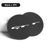 2pcs Suede Car Coaster Mat Water Cup Slots Non-Slip Pad For Kia GT Line Picanto Ev6 SELTOS Elantra Sportage Rio Accessories ZR9
