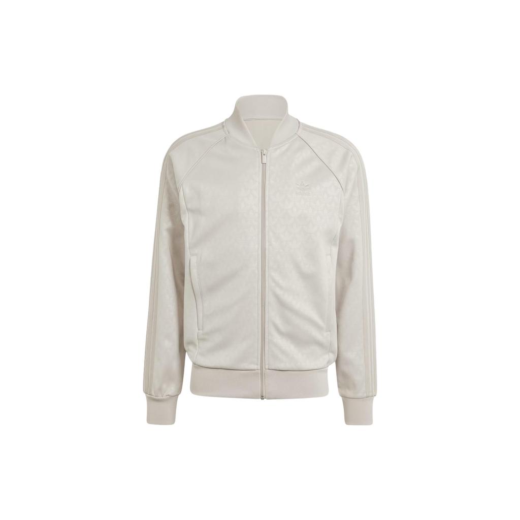 Adidas Originals Graphics Monogram SST Track Jacket Men Jacket Beige IJ5688