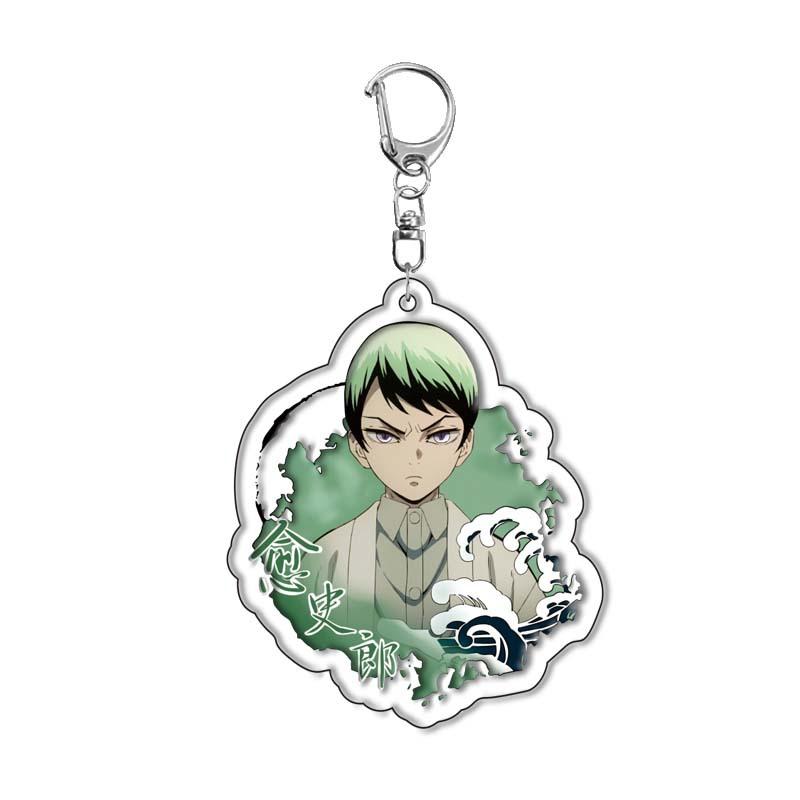 Demon Slayer Kimetsu Yaiba Kamado Tanjiro Nezuko Acrylic Keychain Anime Merchandise Cross Border Ready Stock no Carry Mini Lightweight Portable Cute