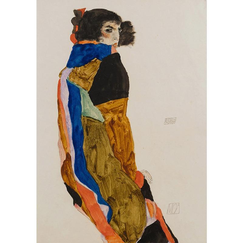 Klimt and Schiele Art Exhibition Print Gustav Klimt Vintage Garden Art Print Egon Schiele Women Famous Painting Decor Canvas Art