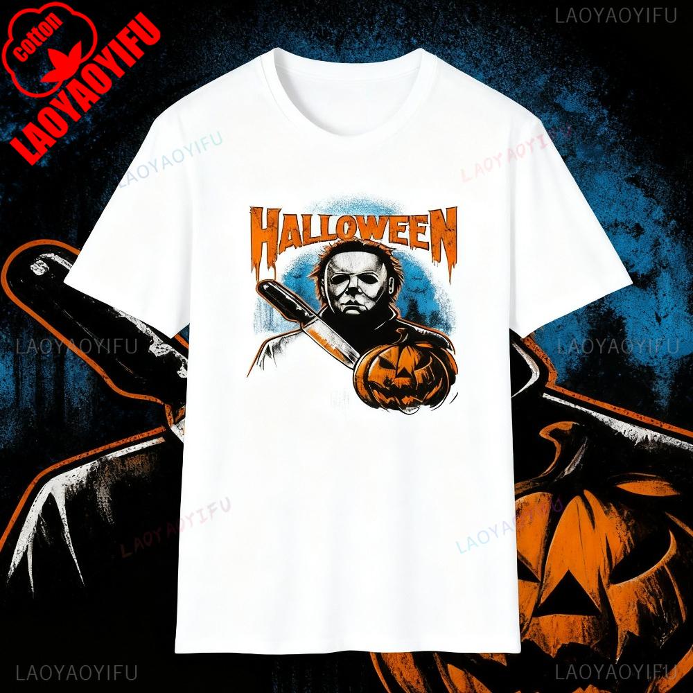 Distressed Michael Myers Halloween TShirt Vintage Throwback Horror Tee Retro 80s Style Men Women Shirt Unique Halloween Gifts T