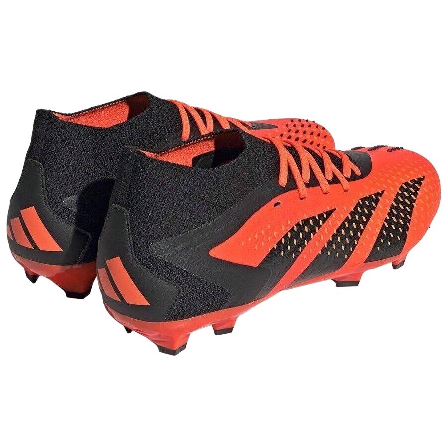 Adidas Predator Accuracy.2 Comfortable Lightweight FG (Rubber Long Studs) Slip-Resistant Durable Soccer Shoes Unisex Soccer Shoes Orange Black GW4587