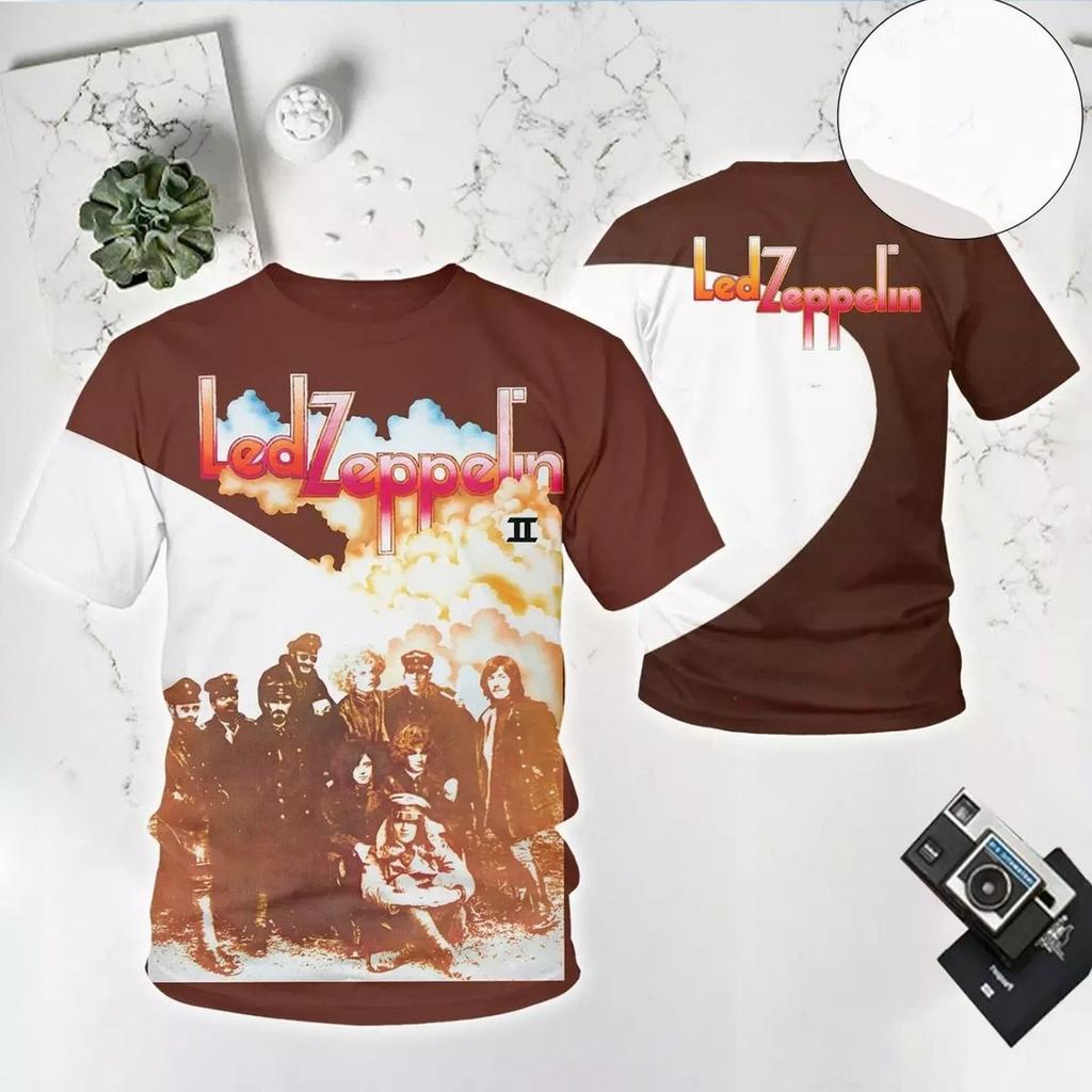 Led Zeppelin II Album 3D T-shirt Unisex Tshirt S-5XL