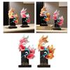 Koi Fish Sculpture Resin Table Centerpiece for Office New Year Entrance
