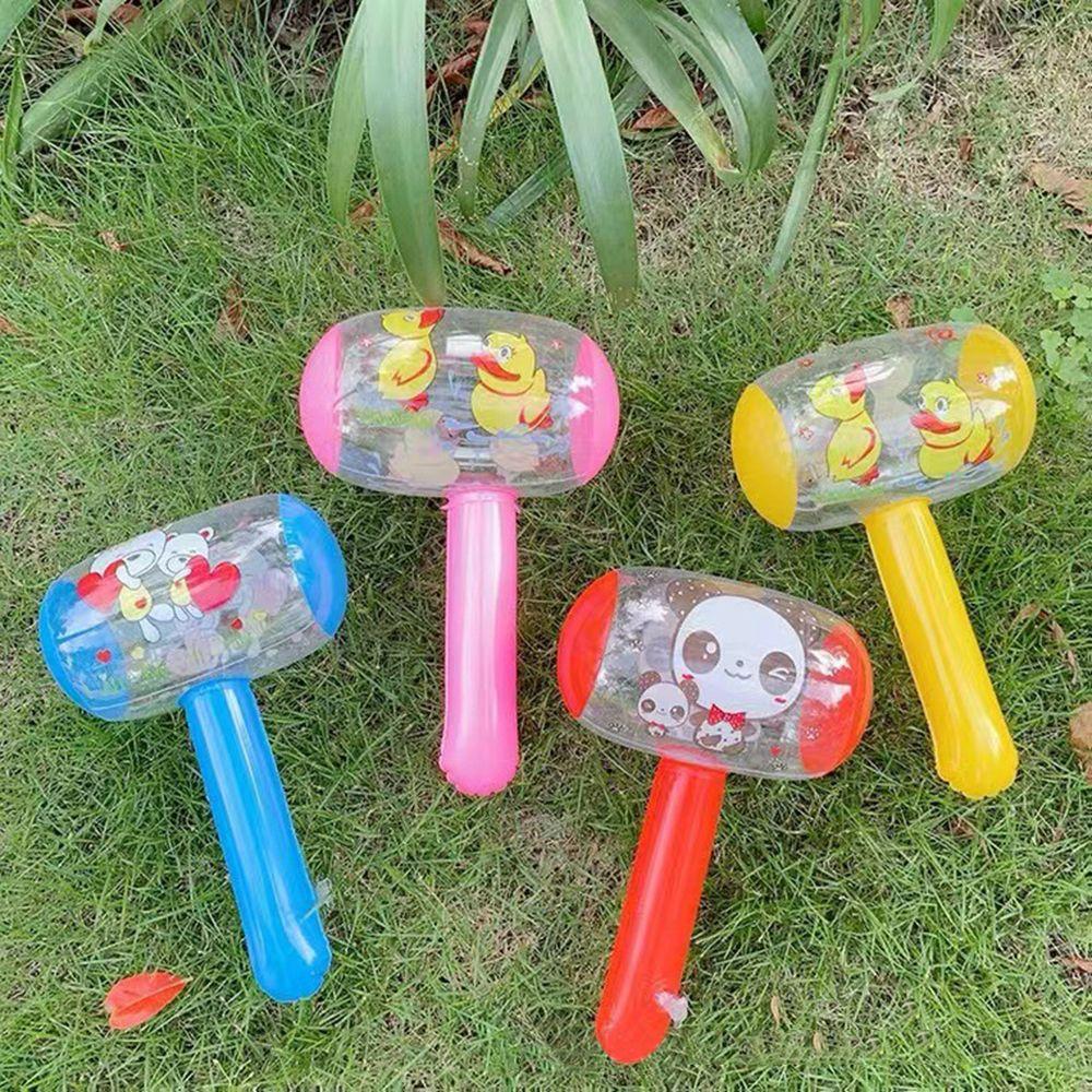 12Pcs NEW With Bell Beach Party Kids Toys Inflatable Hammer Air Hammers Inflated Toy