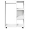 Vidaxl Cabinet, White, 80X40X110 Cm, Wood-based Material