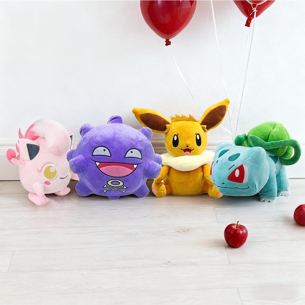 30cm Pokémon Plush Toys Pikachu Bulbasaur Jigglypuff Koffing Chikorita Stuffed Animal Boys Girls Kids Cute Kawaii Gift Soft Doll