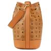 MCM Coated Canvas With Nappa Leather Handbag, Shoulder Bag Regular Women's Brown & Cognac MWDCSDU01CO001