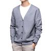 Men’s Slim Fit V-Neck Button-Up Knit Cardigan