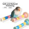 Wear-resistant Bird Teeth Chew Stick Frosted Perch Parrot Perching Station  Bird Cage