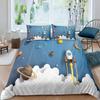 For Kids Boys Girls Bedroom Decor - Rocket Astronaut Space Theme Duvet Cover Set King Queen Full Size Polyester Comforter Cover