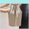 Baumwoll-Träger-Camisole in einfarbigem Design für elegante Damen