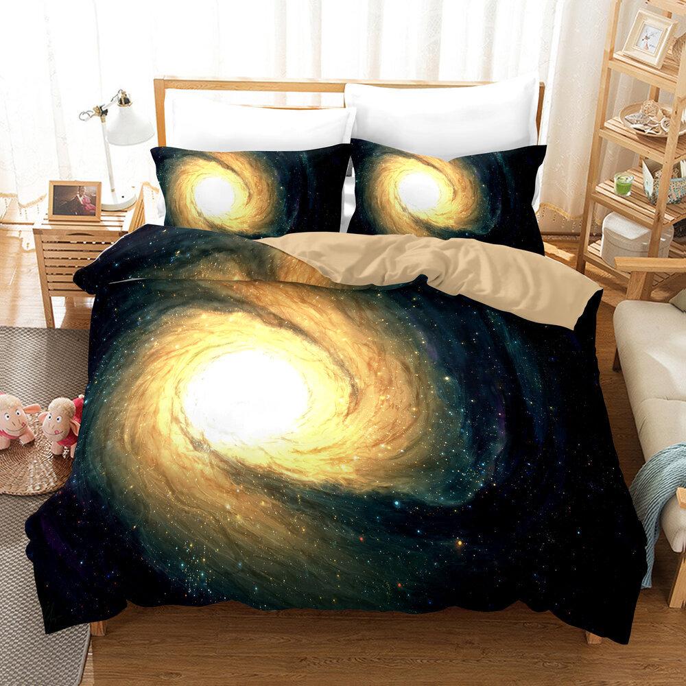 Space Planet E-Commerce Three-Piece American 3D Digital Printing Kit