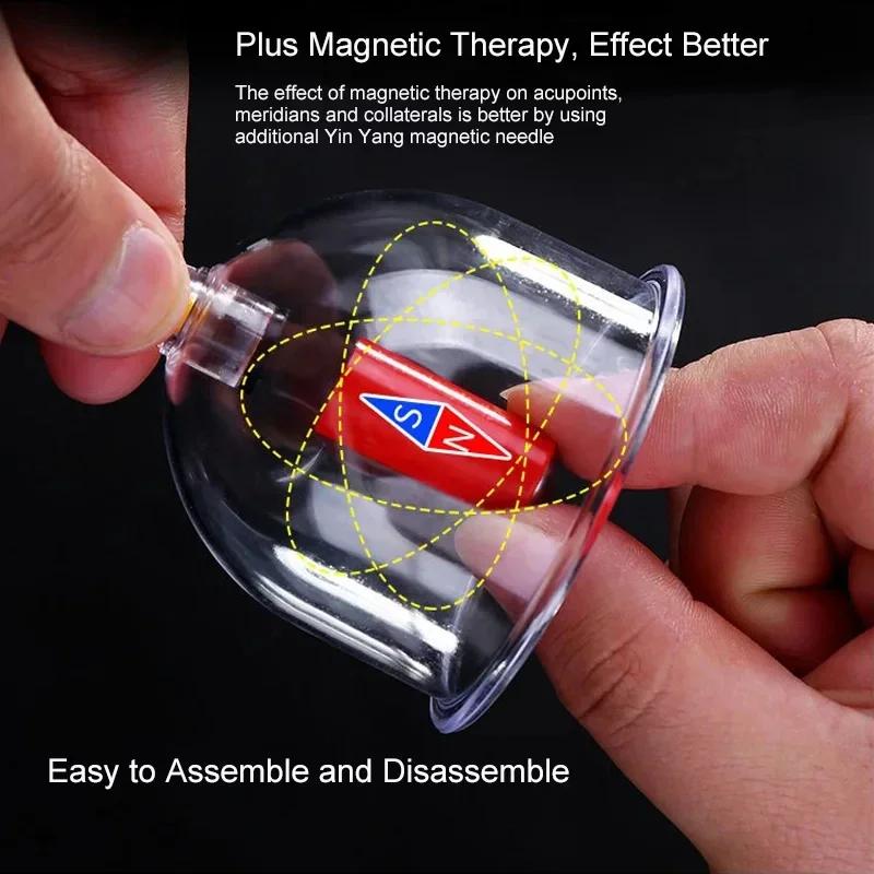 1BOXCupping Therapy Vacuum Cupping Set Suction Cups Massage Chinese Medicine Anti Cellulite Physiotherapy Jars For Body Massager