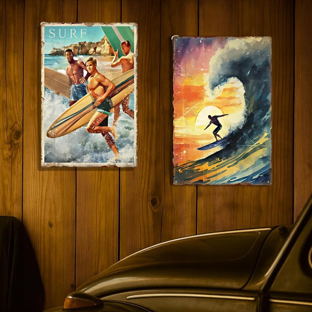 American Plate, Vintage Style, Garage, Retro, Metal, Miscellaneous, Wall Decor, Antique, Vintage (2)