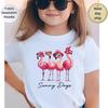 Flamingo Shirt for Girls, Sunny Days Tee, Cute Kids Shirt, Pink Flamingo Graphic Tee, Toddler Girl Outfit, Beach Vacation Kids T-Shirt