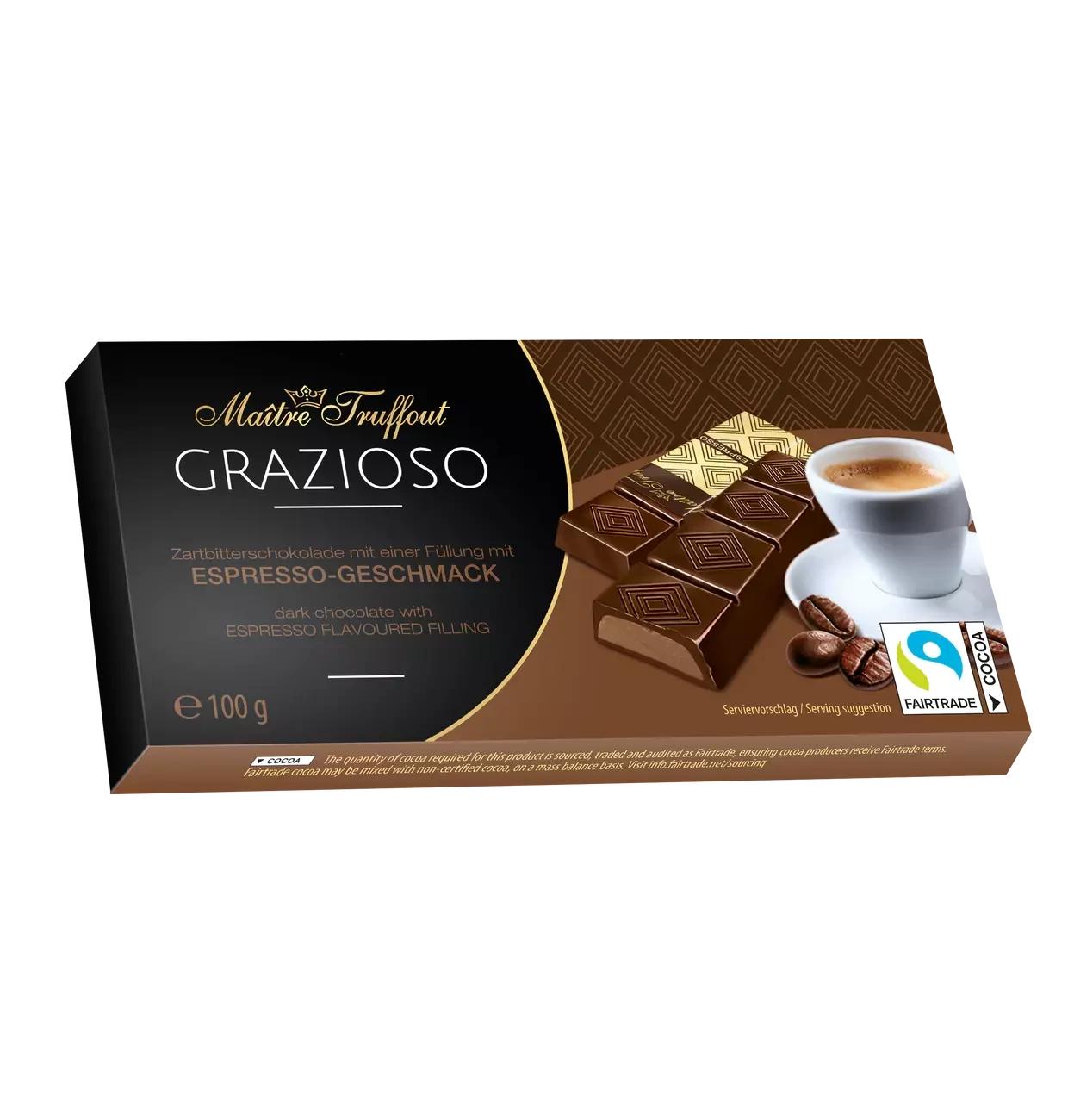 MaitreTruffout Grazioso Pralinen mit Espresso-Füllung 100 g