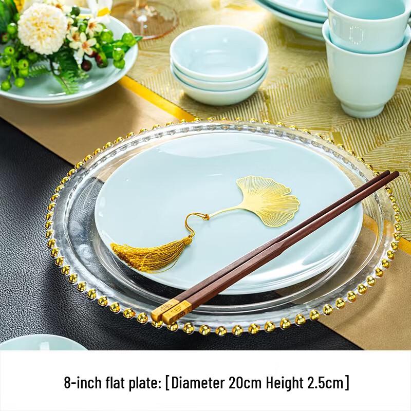 Chinese Celadon Underglaze Bone China Tableware