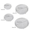 Round Silicone Tray Mold Silicone Planter Mold Fruit Tray Molds Soft Flexible Mold Crystal Silicone Jewelry Dish Moulds