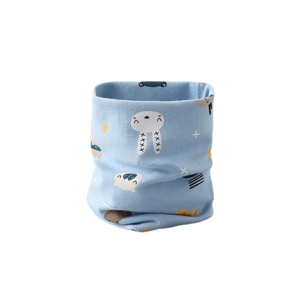 Bib Cross Scarf Windproof Baby Kids Winter Scarves Thermal Neck Warmer  Children Kids Child