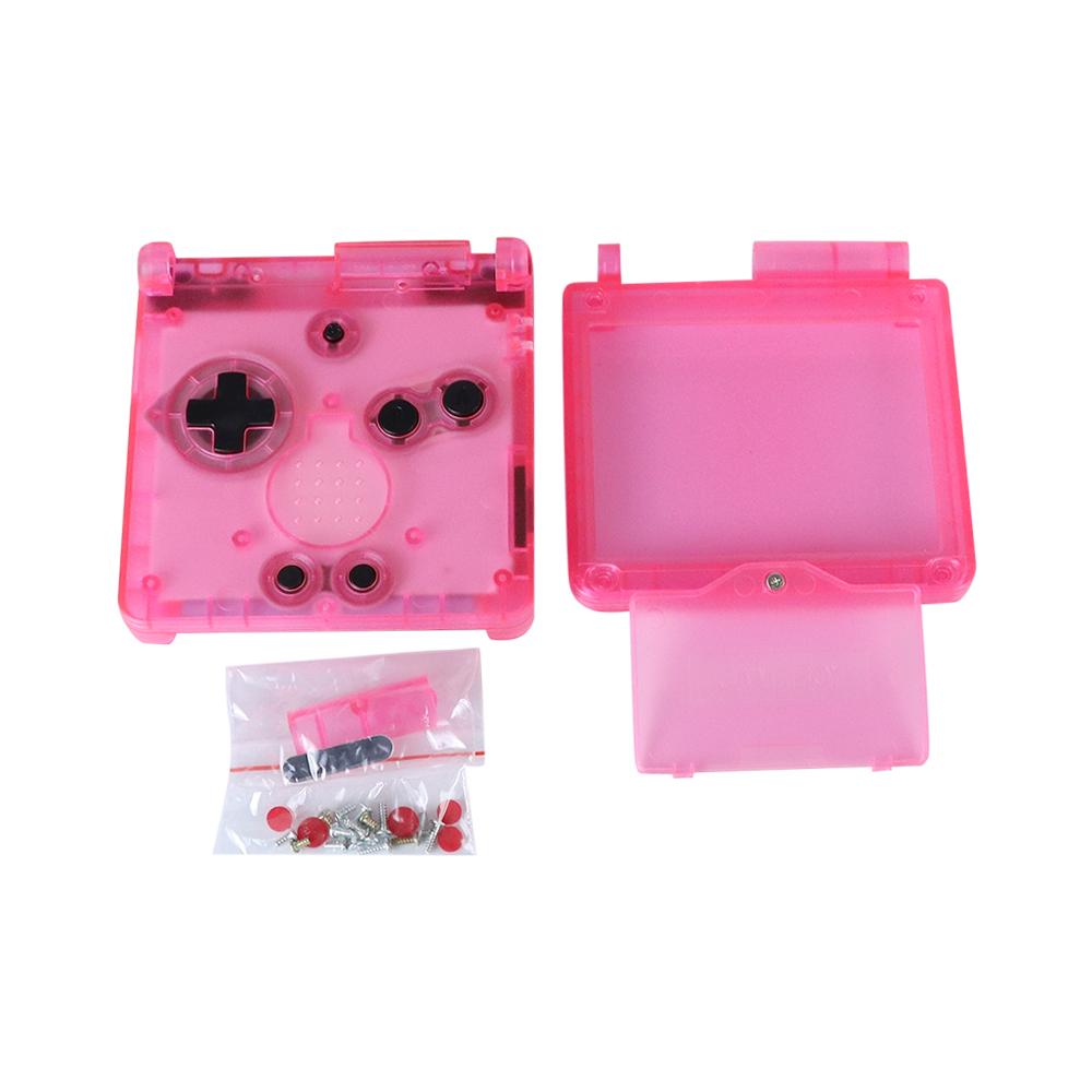 1PCS Cool Clear For GBA SP Transparent Replacement Housing Shell Cover For Game Boy Advance SP Case Cover