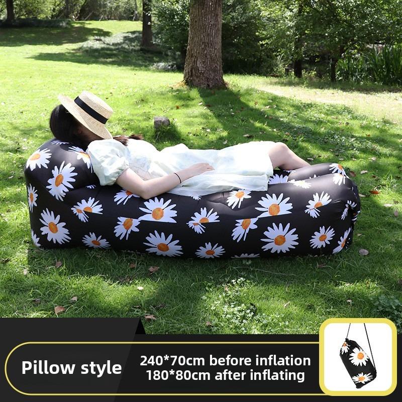 Outdoor Inflatable Sofa Lazy Sofa Folding Portable Inflatable Mattress Naturehiking Colchon Inflatable Camping