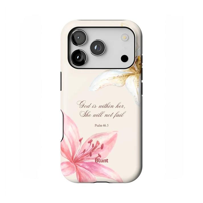 

Clmj Pink Lily Phone Case For Samsung Galaxy A56 A36 A26 S26 S25 S24 S23 S20FE Ultra Plus Edge 5G Luxury Double-layer Back Cover Samsung A16