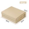 Modern Foldable Fabric Storage Bin With Lid For Bedroom Closet Organization