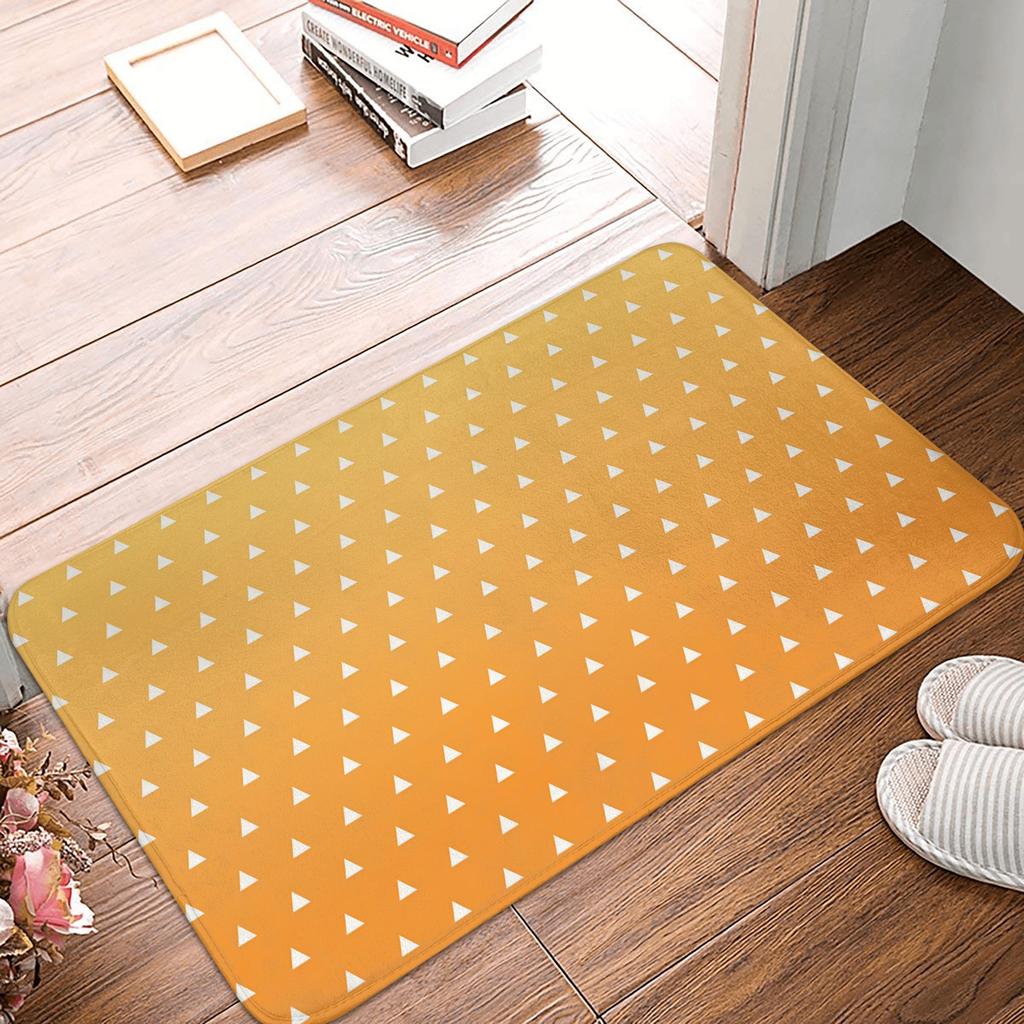 Demon Slayer Anime Doormat Anti-Slip Bath Kitchen Mat Garden Garage Door Floor Entrance Carpet Rug