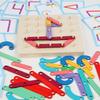 Montessori Baby Creative Toy Graphics Geometric Pegboard Puzzle with Cards Childhood Educational Toy for Preschool Children Kids