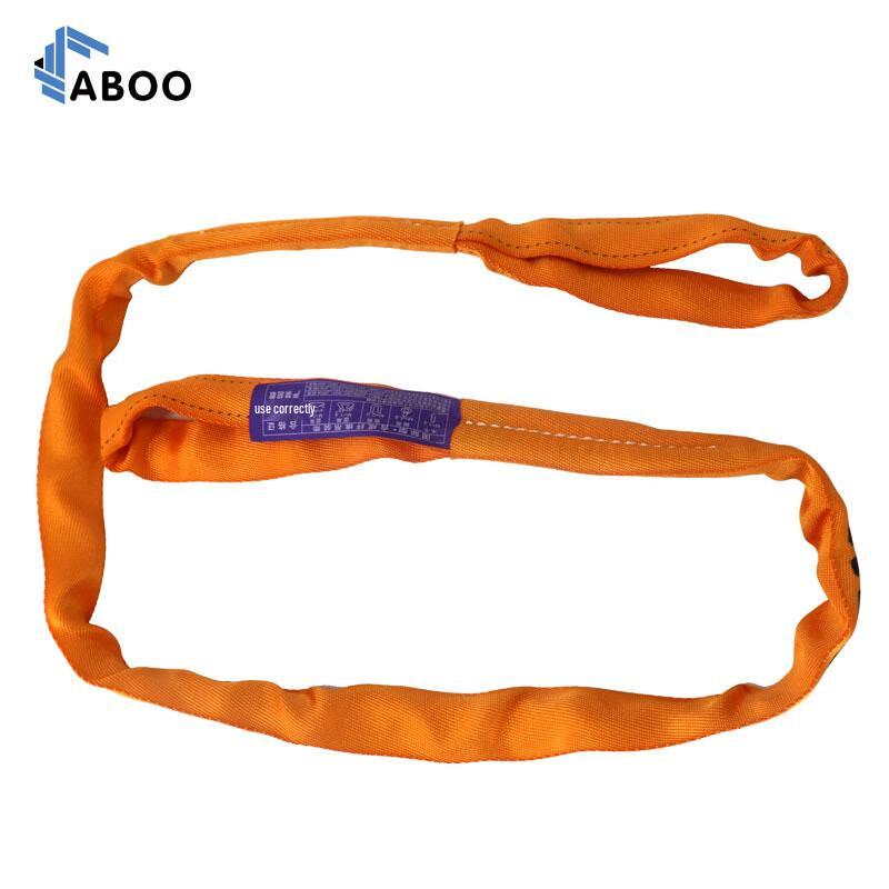 

MABOO Industrial Double Buckle Flexible Polyester Lifting Sling 1