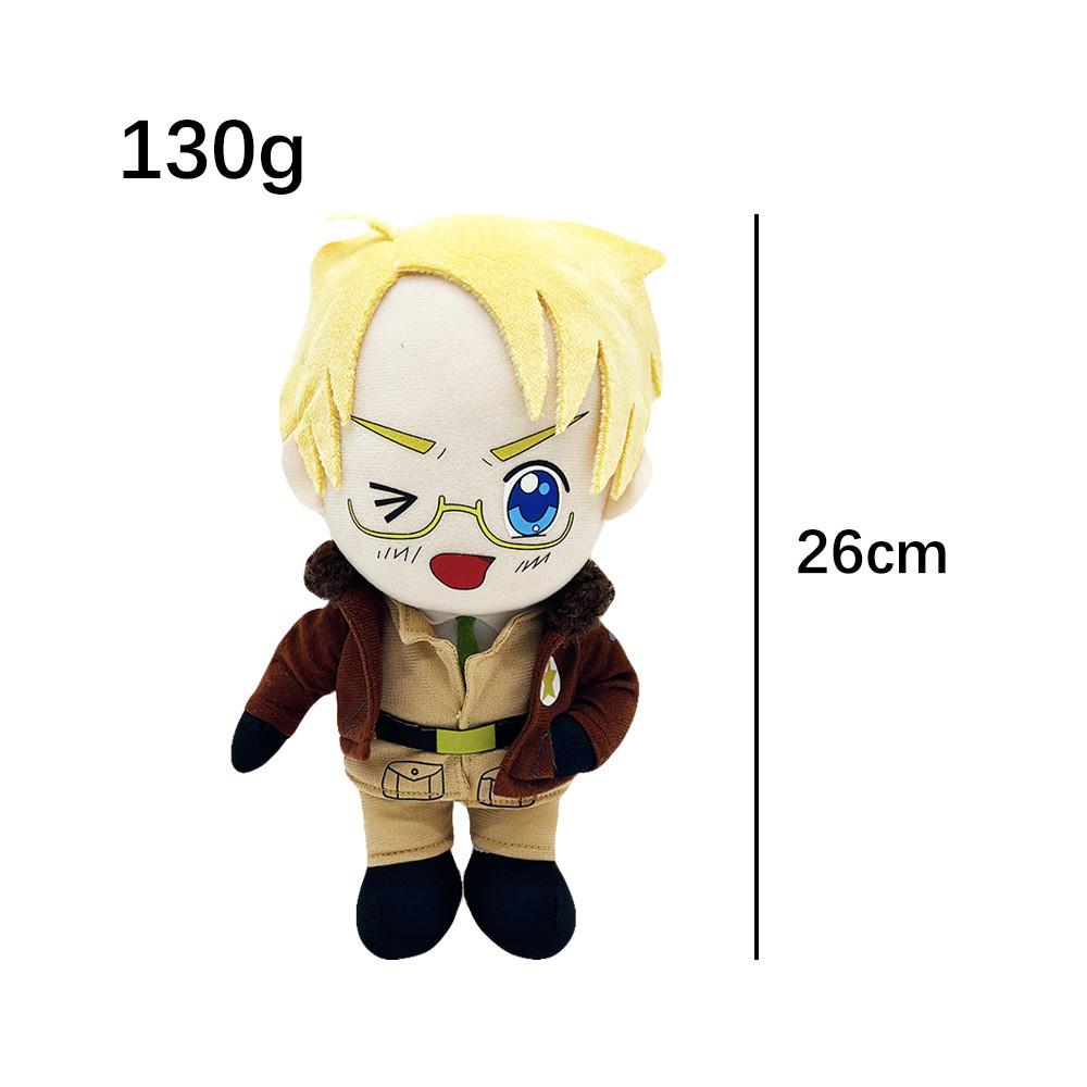 Powers Hetalia Axis Plush Doll With Pp Cotton Filling For Home And Office Decor