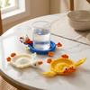 Heat Resistant Crochet Animal Coaster Finished Cute Knitted Cup Mat Kitchen Decor