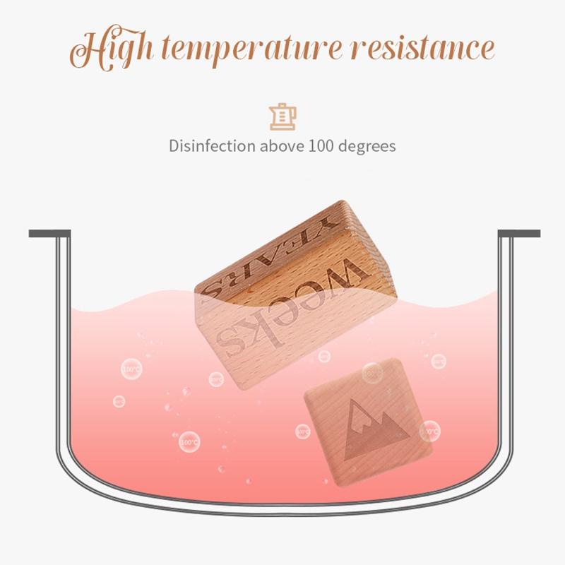 1 Pièce Bébé Blocs en Bois pour Jalons 0-12 Mois Nouveau-né Accessoires de Photographie de Naissance Bébé Croissance Commémorer Accessoires Blocs