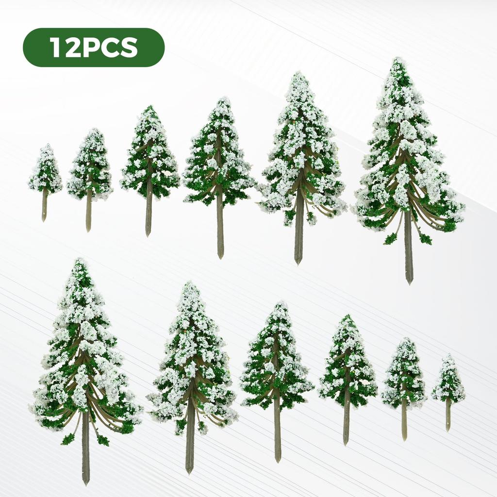 Yetaha Diorama Pine Trees Snow Trees Model Trees Railway Model Trees Tree Model Railway Architectural Model Materials Miniature Garden Scenery