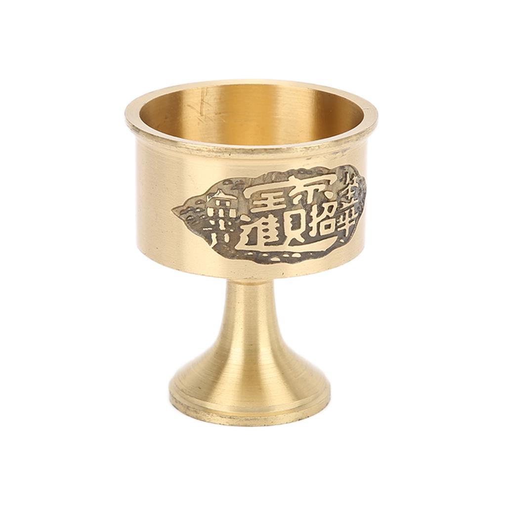 Liqueur Goblet Vintage Hand Made Pure Brass Durable Sturdy Polishing Beautiful Brass Chalice Cup