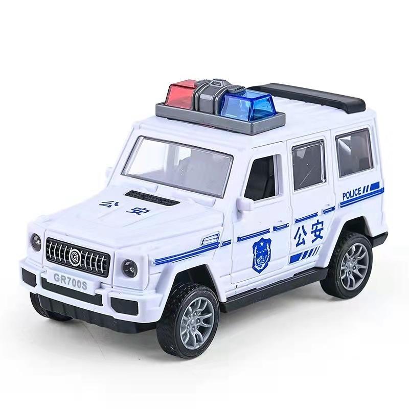 Feuerwehr Rettungswagen Polizeiauto Modellset Öffnungsbare Türen ABS Material für Kinder Pädagogisches Spielzeug Geschenke