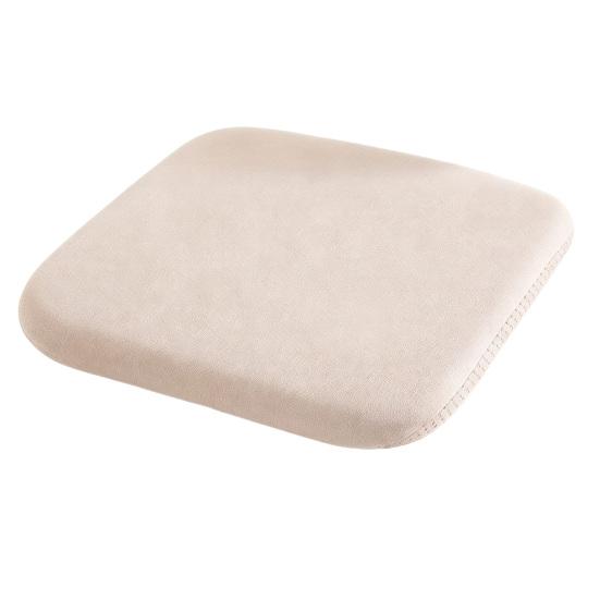 Non Slip Seat Pad with Straps Memory Foam Chair Cushion, Thickened Dining Straps, Soft Velvet Fleece Cushion Non-Slip Backing, Washable for