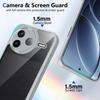 For Xiaomi Poco F7 Pro 5G Case Air Cushion Shockproof Silicone Bumper Clear Matte Back Cover Hard Phone Case for Poco F7Pro 2025