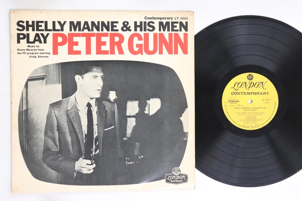 LP Record SHELLY MANNE - Play Peter Gunn LY1001 CONTEMPORARY 1959 Japan Jazz Used