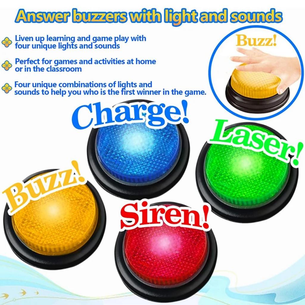Superior-Grade The Top-Grade Classroom Top-Grade Competition Superior-Grade Prop Premium-Quality The High-Standard Buzzer First-Class Can