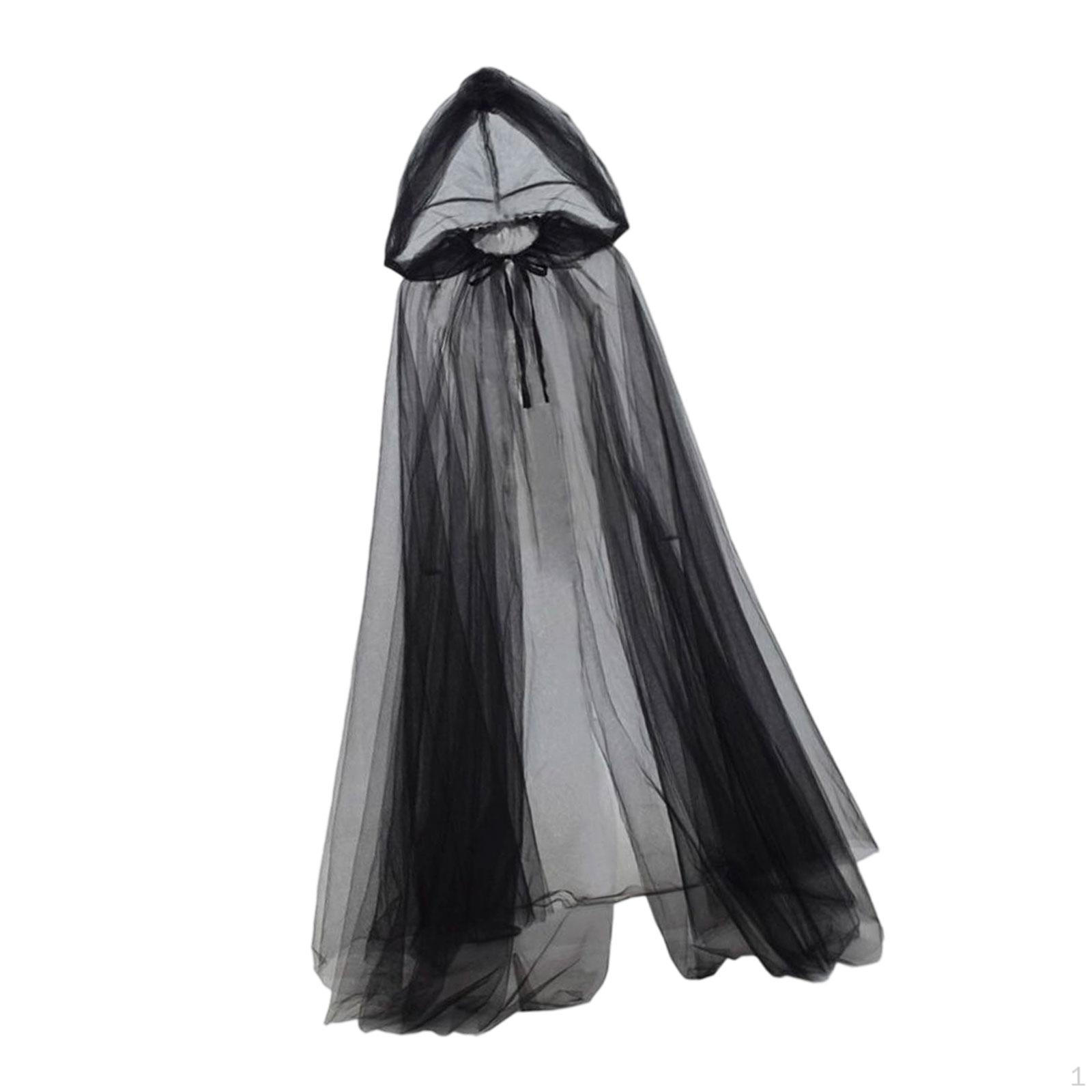 

Cloak for Halloween Costume And Festival Activities black