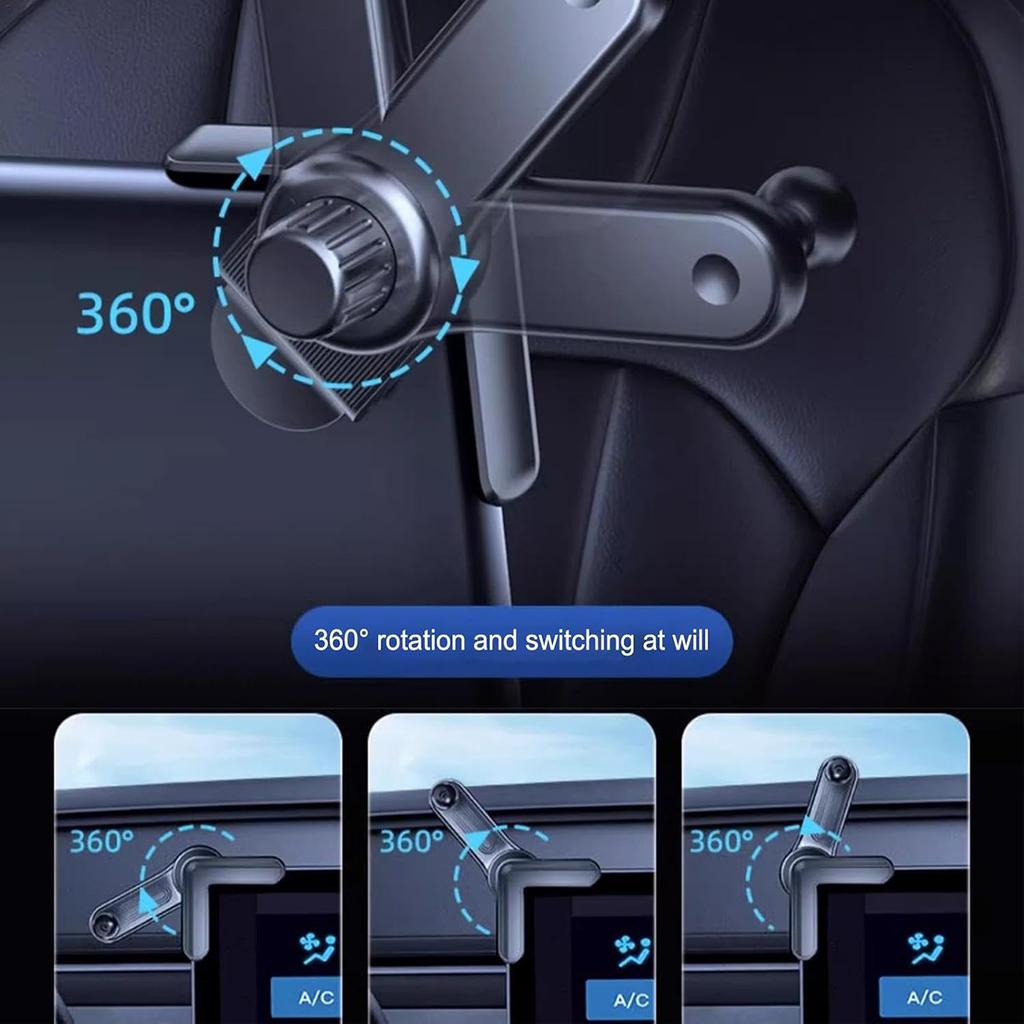 Für Tesla Model 3/Model Y Auto-Bildschirm Handyhalter Handy Navigationshalterung, Schwerkraft Unsichtbare Version