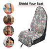 Universal Front Car Seat Towel Cover - All-Season Protector for Gym & Workout
